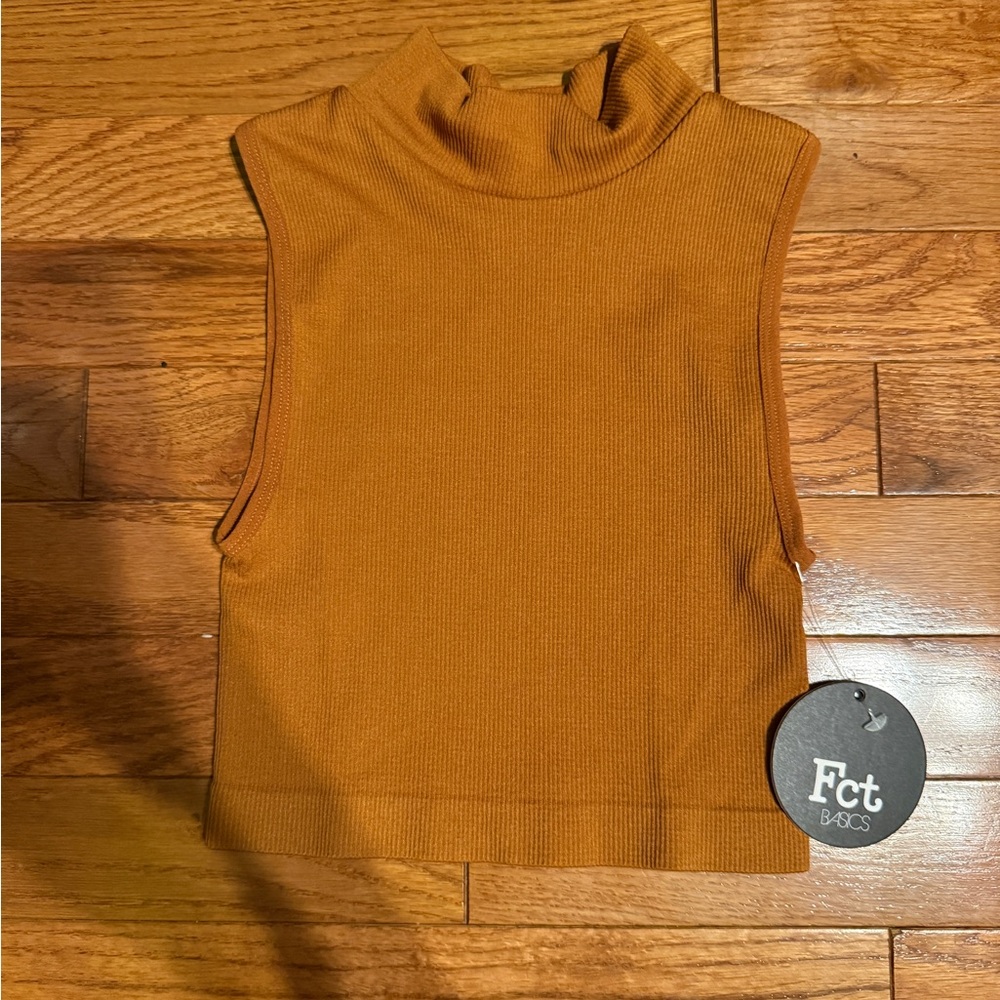 Women's Sleeveless Tan Top